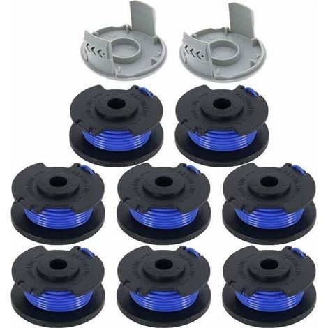 Bobines de Fil de Rechange pour débroussailleuse Compatible Ryobi One+ AC14RL3A Remplacement du fil de coupe et du cable de coupe de la tête faucheuse à bobine (1/5)