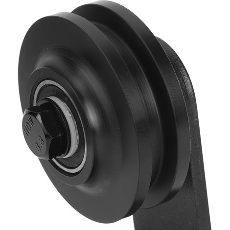 1 paire de quincaillerie pour rail de suspension et roulettes de porte coulissante de serre agricole pour porte de grange (1/5)