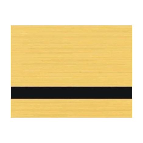 Laminato per incisione interna, oro spazzolato/nero, spessore 0,8 mm, LZ-990-008 (1/2)