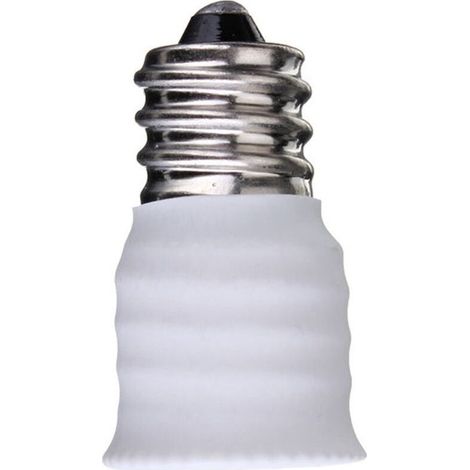 3x E12 vers E14 Adaptateur Adaptateur Ampoule LED Adaptateur Blanc Adaptateur (1/5)