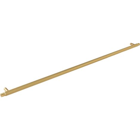 Stangengriff Manor L ø 14mm, LA 640mm, Möbelgriff Breite 694mm, Aluminium/ZN gold