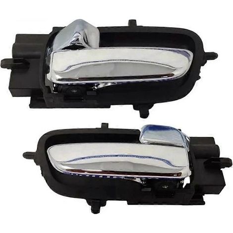 Poignées de porte intérieures chromées gauche et droite compatibles avec Hyundai i20 2008-2015 82610-1J000 82620-1J000 826101J000 826201J000 (1/5)