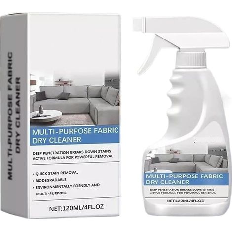 Nettoyant de Canapé, Nettoyant pour Canapé en Tissu, Kit de Nettoyage de Canapés et Détachant, Mattress Cleaner And Stain Remover, Upholstery Cleaner For Furniture, Car Fabric Seat Cleaning, 120ml