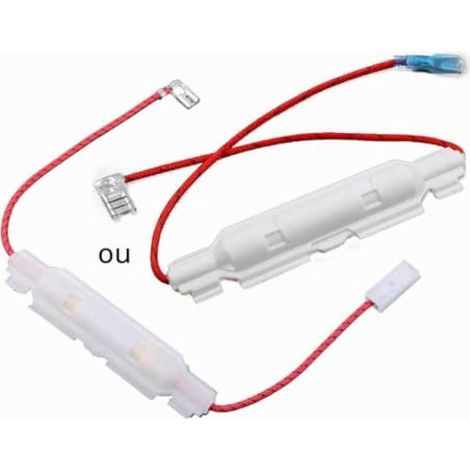 5KV 0.8A Fusible Haute Tension pour Fours à Micro-Ondes Porte-fusible Universel Four à Micro-Ondes Pièces de Rechange Accessoires Blanc, 98mm/3.8in (1/4)