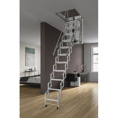 Elek. Bodentreppe : Deckenöffnung 60x100cm - ELEC60/100-300 (1/5)