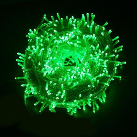 Guirlande lumineuse extra-longue de 50 mètres (164 pieds) avec 400 LED, guirlande lumineuse féérique à brancher, idéale pour les jardins, les patios, les chambres, les mariages et autres occasions. (1/5)