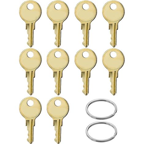Lot de 10 clés pour distributeur de papier toilette Cat74 compatible avec le distributeur Gamco B-263 Soov Cat 74 [jkw] (1/5)
