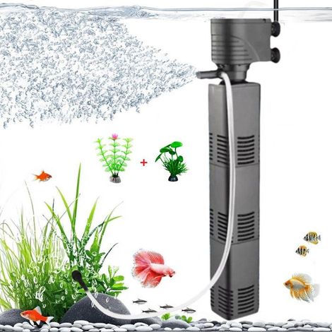 3 en 1 Pompe Aquarium, 30W 3000L-H Silencieuse Filtre Intérieur Aquarium Applicable à Filtre Aquarium Oxygénation, circulation (1/4)