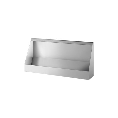 Rainure pour urinoir Delabie, longueur 1800 mm, raccord supérieur, acier inoxydable 1.4301 sat