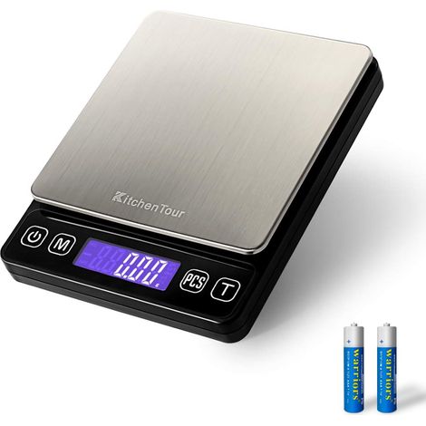 Balance de cuisine numérique - Balance de précision pour bijoux 500 g/0,01 g-AquaForge (1/3)
