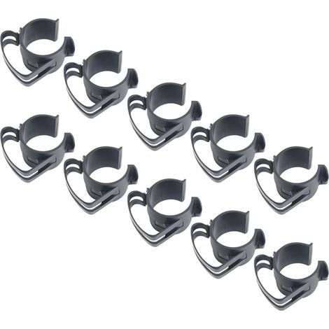 Lot de 10 colliers de serrage pour fixation sécurisée des équipements d'éclairage et de son, clips de gestion de fils sécurisés (1/5)