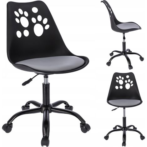 Chaise JOY noire et grise (1/5)