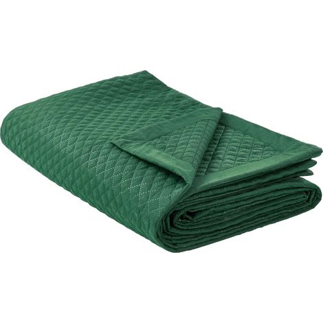 Bedspread NAPE 200 x 220 cm Dark Green