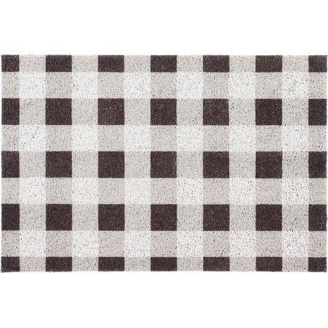 Tapis dessous de paillasson à motifs Carreaux (1/5)