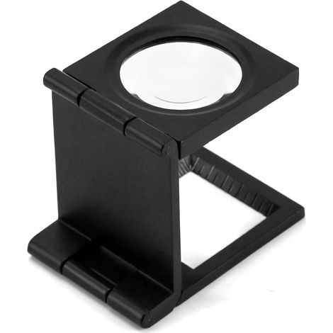 Loupe pliante, grossissement 10x avec échelle, idéale pour les seniors (lecture, soudure, inspection, bijouterie, exploration), 1 pièce (1/5)