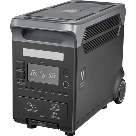 Mophorn Tragbare Powerstation, 3000W Solargenerator, 3072Wh LiFePO4-Akku-Backup mit 13 Anschlüssen für den Einsatz bei Notfällen und Wohnmobilreisen (Solarpanel nicht im Lieferumfang enthalten) (1/5)