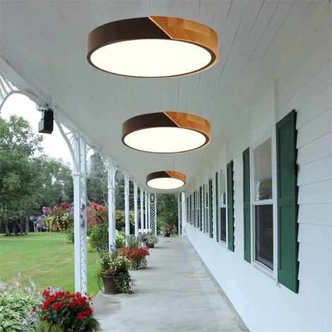 Lot de 3 Plafonnier Moderne,Plafonnier LED Rond Blanc Froid,Ø205CM (1/4)