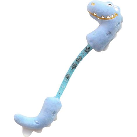 Peluche Dinosaur Chat Jouet Interactive Chat à macher Bite Jouet avec Naturel Fruits Self Play KickerJouet pour Intérieur Chats Chatons
