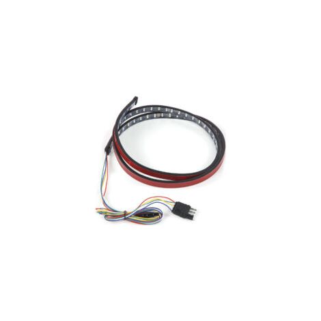 Adatto per fanali posteriori a LED da 60 pollici, a doppia fila, con abbaglianti, luci di stop, indicatori di direzione e luci di retromarcia, universale 12-24V.