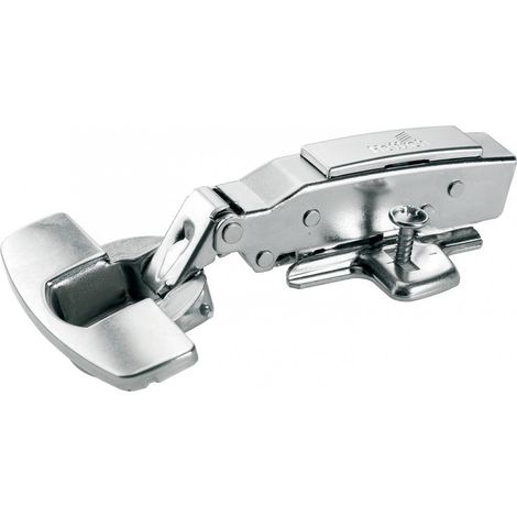 Hettich – Lot de 2 charnières invisibles en acier nickelé – Pour portes de 15 à 22mm d'épaisseur – Angle d'ouverture 110° – Fixation à encastrer