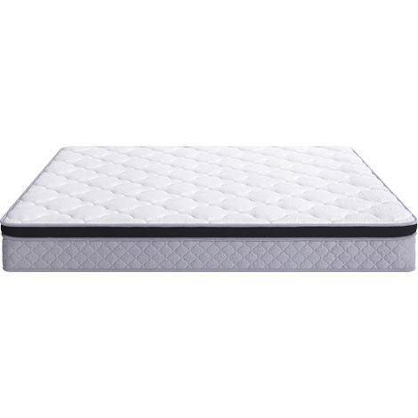 Matelas à ressorts 160 x 200 cm, 25 cm, fermeté H3, blanc, ergonomique, roulé (1/3)