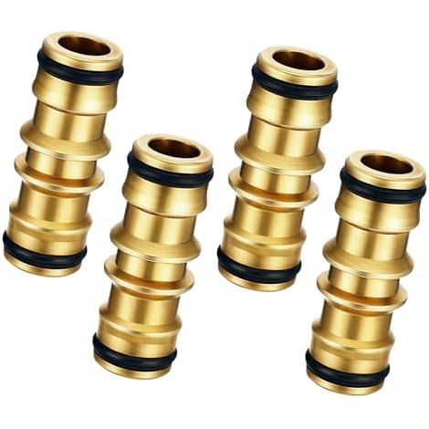 4 Raccords 1 2 Pouce pour Tuyau Arrosage Jardin, Adaptateur Robinet avec Connexion Flexible pour Système Irrigation et Distribution Eau (1/5)