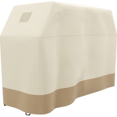 Outsunny BBQ Cover for Rectangular Gas Grill, 300D Oxford Fabric Barbecue Covers with Windproof Buckles 188 x 71 x 125cm