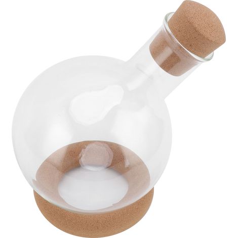 Carafe à vin 2000ml en verre borosilicate transparent avec base - Idéal bar, maison ou cadeau - Design élégant et fonctionnel (1/5)