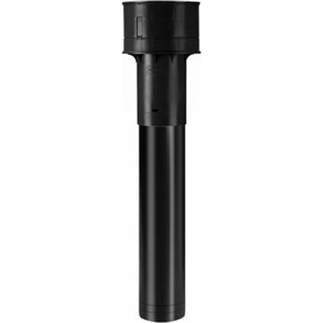 Burgerhout megavent 125 mm pénétration de toit noir