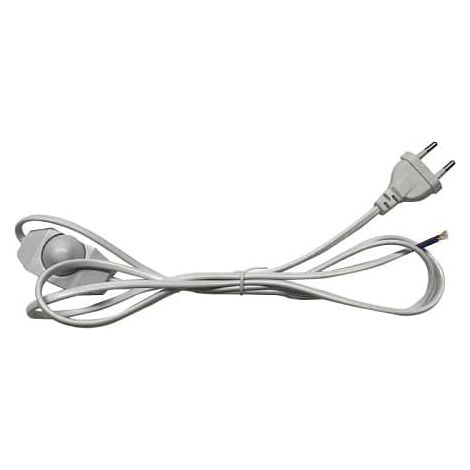 Cable alimentacion con regulador intensidad tipo C 1.8 M Blanco (1/2)