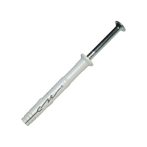 Lot de 10 chevilles et vis à frapper nylon Spit, diam. 8 x L. 60 mm (1/2)