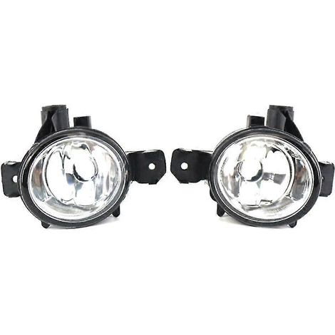 Lot de 2 feux antibrouillard avant pour voiture (ampoules non incluses), compatibles avec BMW X1, X3, X5 E70 (2007-2010), références : 63177184317 et 63177184318 (1/5)