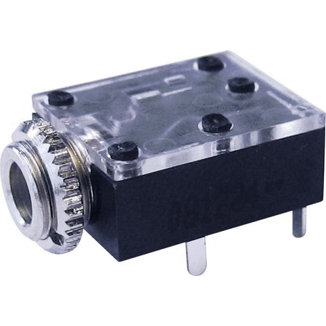 Cliff FT6320 Klinken-Steckverbinder 3.5 mm Buchse, Einbau horizontal Polzahl: 3 Stereo Schwarz 1 St.