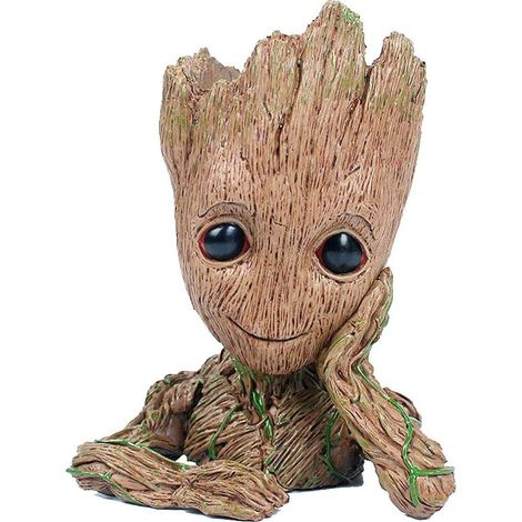 Groot Flowerpot Gardiens de la Galaxie Figurines d'action de bébé Mignon modèle Jouet Pen Pot (1/4)