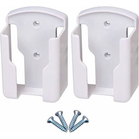 Wall-mounted remote control holder – Storage box for remote controls up to 64mm – Pack of 2 – Durable ABS material (1/5)