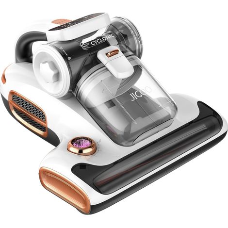 JIGOO T600 Aspiratore acaro per materassi, 700 W aspirapolvere acari con luce UV, 15 kpa attrazione acari aspirapolvere antiacaro rimuove il 99,9%, indicatore LED, 72 dB a basso rumore (1/5)