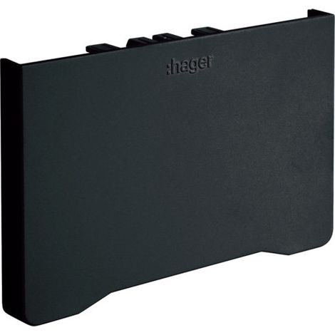 Embout queraz enclipsage direct pour GBD(A)50085 RAL 9011 noir HAGER GBD5008569011