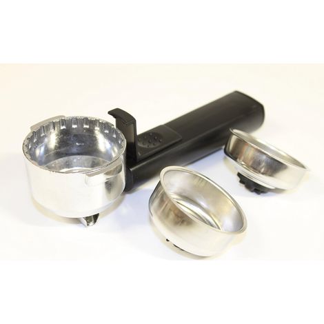 1 Porte-filtre, Filtre 1 tasse, Filtre 2 tasses, Système Extracrem, Mousse dense, Pour machine à café (1/2)