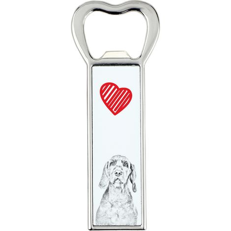 Vizsla de pelo duro: abridor de botellas con forma de perro, abridor de nevera personalizado, regalo único para hombre de Art-Dog (1/5)