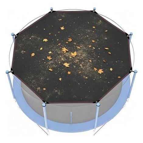 Trampolinabdeckung – Regenschutz für achteckiges Schutzgitter, robuster Sonnenschutz – für Terrasse, Pool, Camping, Garten, Rasen, Park, Außenterrasse (1/5)