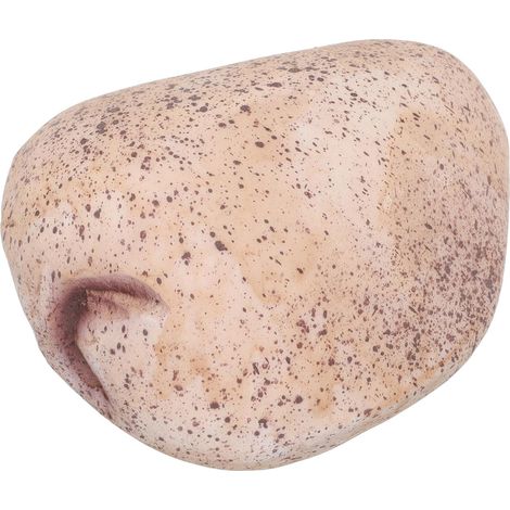 Boîte Cache-clés Extérieur en Résine Beige Forme Pierre, Étanche et Résistante à L'usure, pour Jardin et Cour, Décoration Discrète Sécurisée