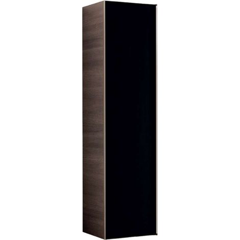 Geberit Citterio - Mobiletto alto 1600x400 mm, nero lucido/quercia grigio-marrone 500.554.JJ.1 (1/3)