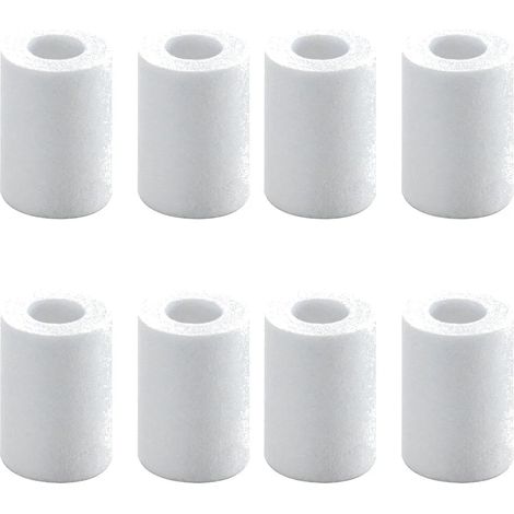 Kit de purification d'eau (8 pièces en coton PP) : filtre universel pour robinet, cuisine, salle de bain et douche, pour eau dure, filtration haute densité, coton PP (1/5)