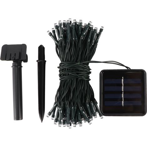 100 LED-Solar-Lichterkette für Garten, Terrasse, Hochzeiten und Partys – Außenbeleuchtung (1/5)