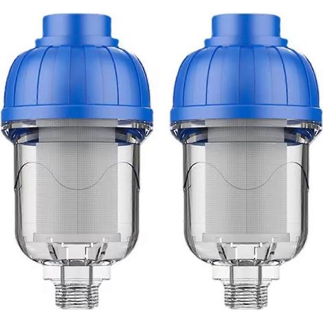 Set mit 2 wiederverwendbaren Vorfiltern für Gartenwasserhähne aus Edelstahl 316 (1/5)