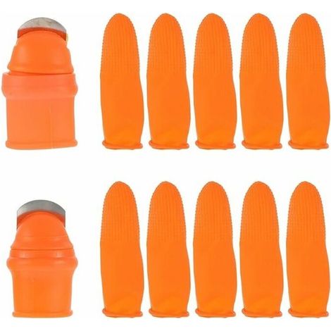 Silicone Thumb Couteau Outils Jardinage Plante Doigt Cutter Prise de Vue en Récolte Outil de Coupe de La Végétation， (1/5)
