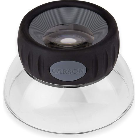 Carson LumiLoupe Plus Lente d’ingrandimento 6x da tavolo con messa a fuoco