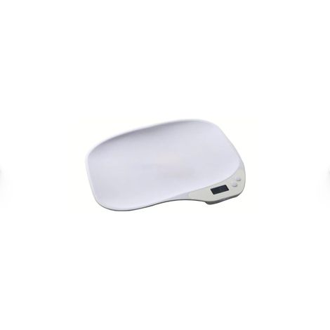 Balance De Pesée Pour Animaux Et Nouveau-Nés - Précision 1 G - Affichage LCD Rétroéclairé - Fonction Tare - kg/lb/g - Surface Lisse Et Étanche - 1 Pièce
