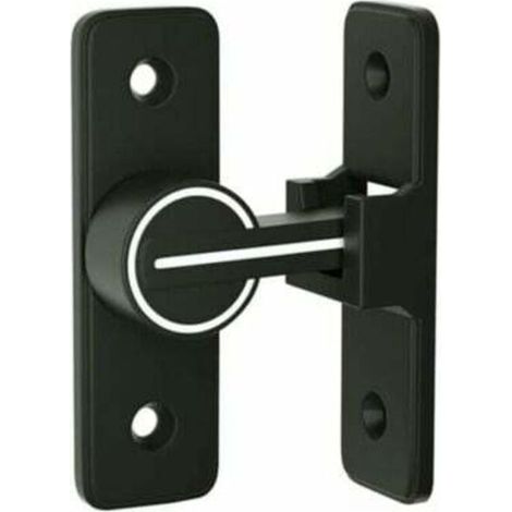 Serratura interna scorrevole illuminata, chiusura a gancio a 90° per porte basculanti, catenaccio antifurto con fibbia, per porte e finestre (90 gradi)