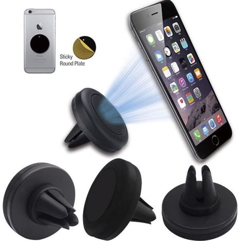 Support de téléphone pour voiture TD® Universel Support de prise d\'air Rotation à 360 degrés-Ywey (1/5)